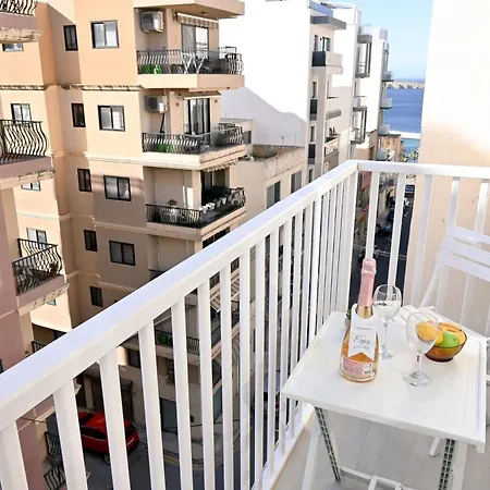 Camelia Seaview 1 Bd In St Paul Bay - Happy *